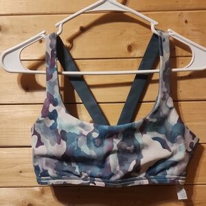 Spank Sports Bra Size Small Camo Low Impact